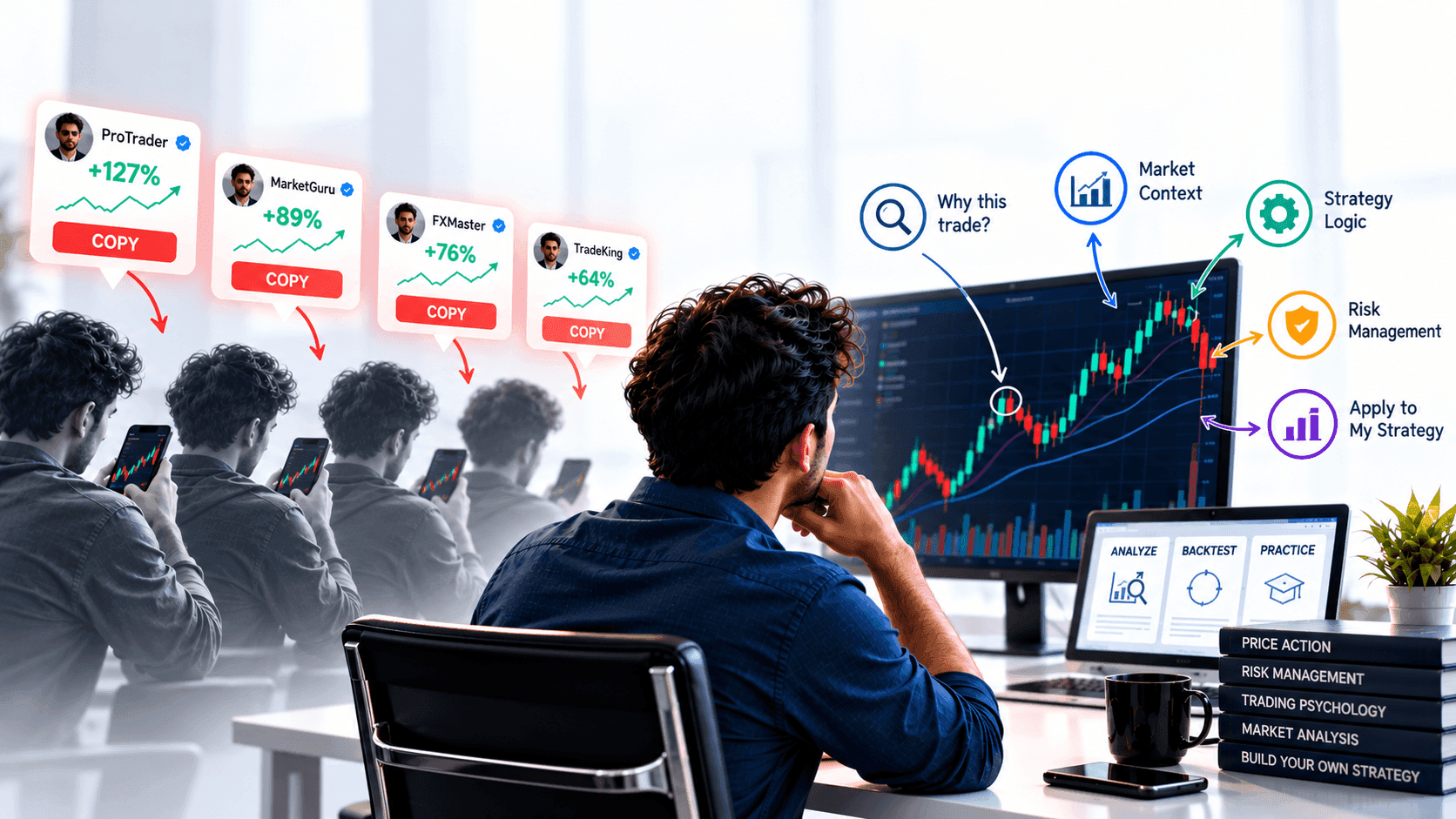 Copying vs. Learning: The Fine Line That Define Your Trading Success