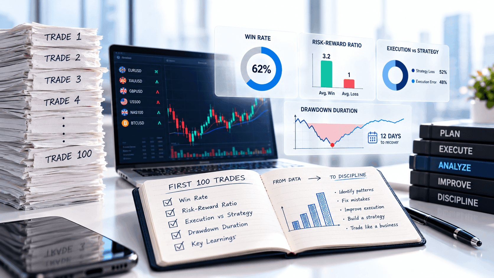 The First 100 Trades: Moving from Gambling to Business Operations