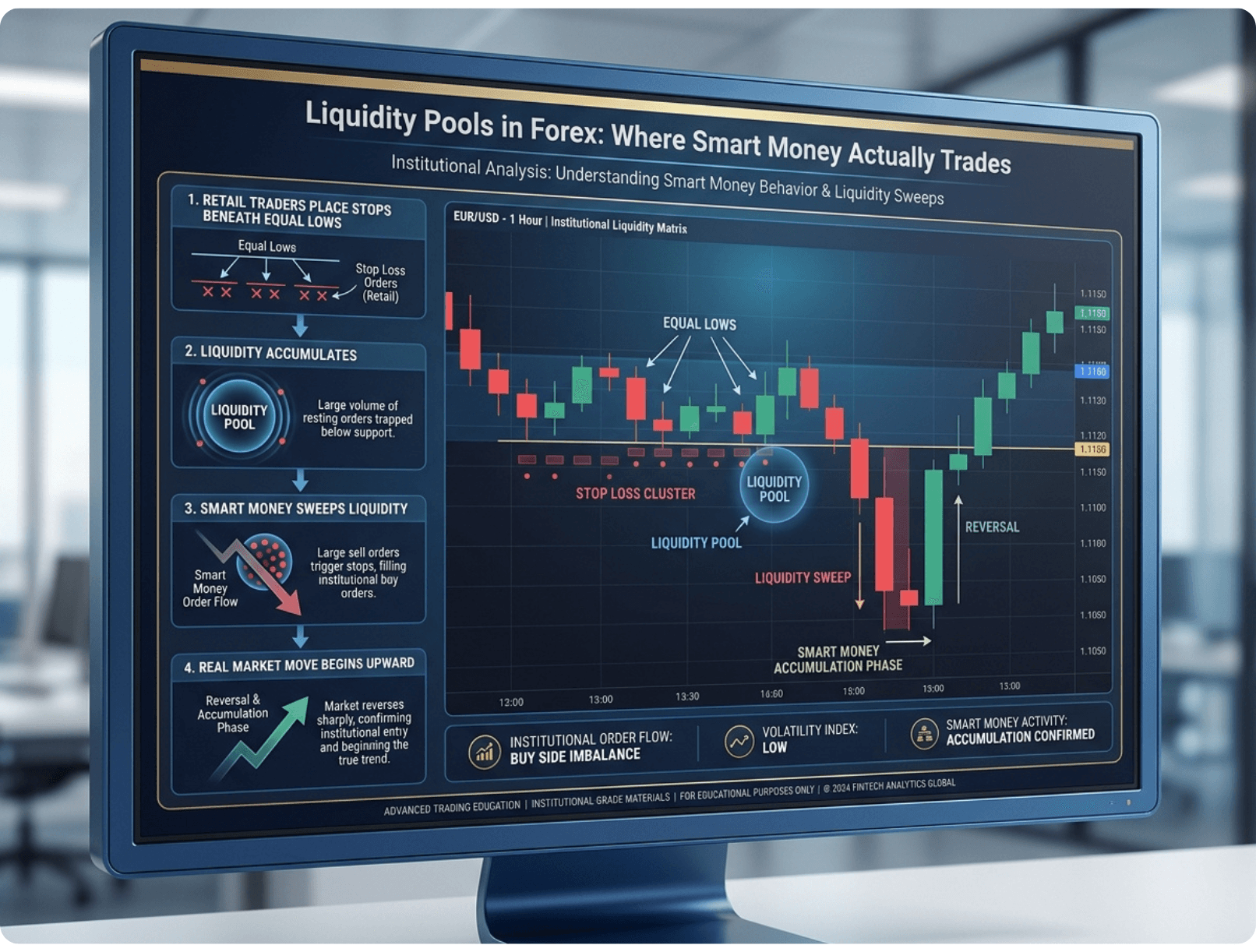 Liquidity Pools in Forex: Where Smart Money Actually Trades