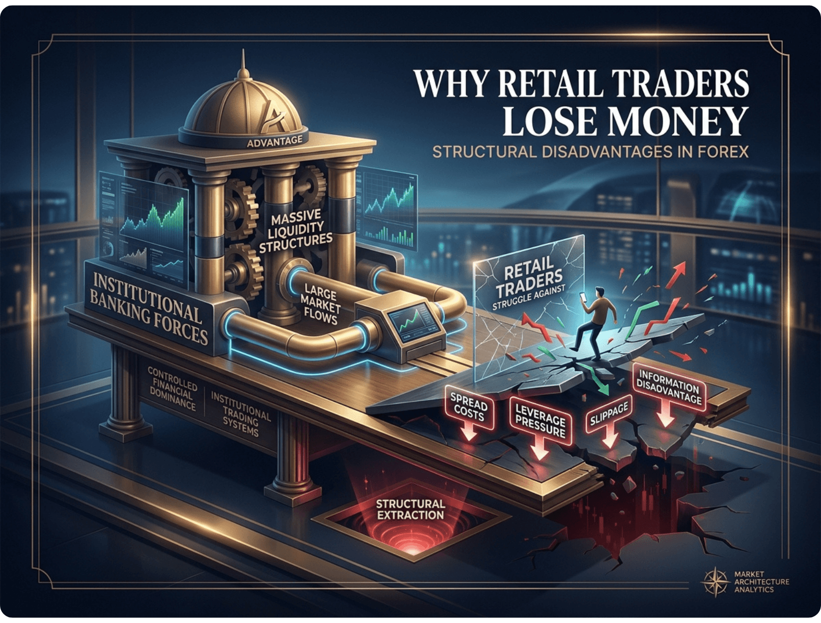 Why Retail Traders Lose Money: Structural Disadvantages in Forex