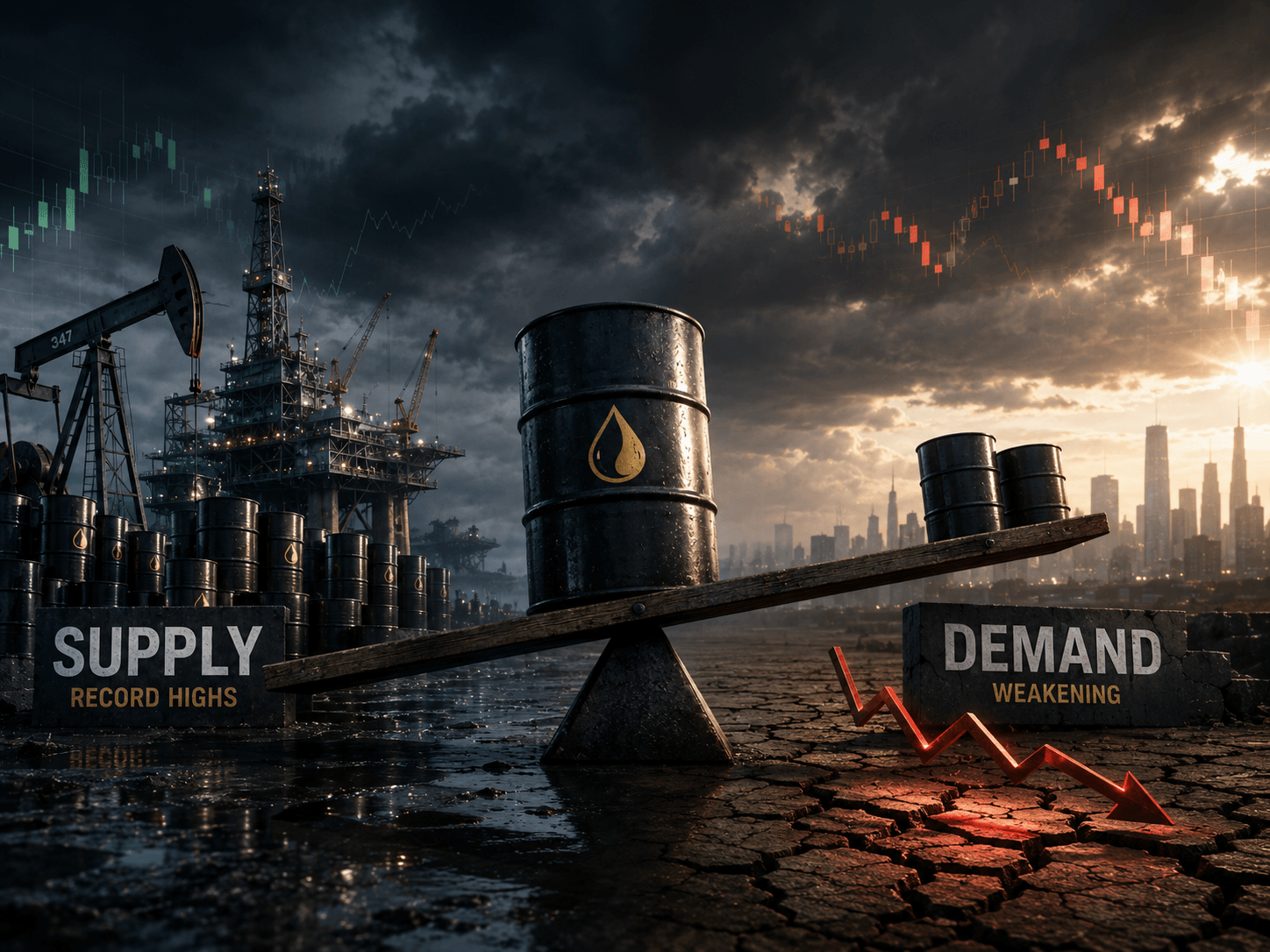 The Oil Market Paradox: Record Supply Meets Weak Demand